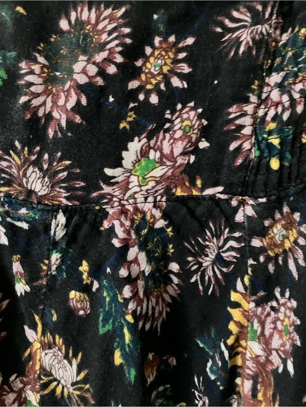 High-low maxi floral Skirt - Picture 4 of 9